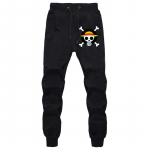 One Piece Anime Vabaaja Paelpingiga Sweatpantsid - Trafalgar Law, Luffy & Whitebeard teemalised, Ideaalne paaridele, Kevad- ja s&uuml;gisr&otilde;ivad L