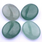 Naturaalne kristall-uimakivi 20 mm ovaalne massaažikivi &ndash; kuue tk komplekt