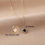 Mood Nelja lehega ristikuleht Kaelakee Naiste h&uuml;ppaja kett Uus t&otilde;usulaine Kerge luksuslik K&otilde;rge klassi tunnetus Rangluukett