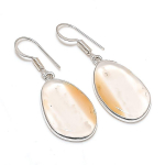 Montana Agate Handmade 925 Sterling Silver Jewelry Earring 1.65 e3n47