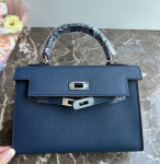 24 uus ehtsast nahast naiste kott peopesa mustriga mini 22CM25 kott h&otilde;bedane pandlaga k&auml;ekott &uuml;he &otilde;laga 25CM+1 shoulder strap with lock