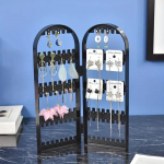 Kokkupandav Ehtekarussell Plastikust Kaelakee K&otilde;rvar&otilde;ngad Naelad Suure Mahutavusega Stend Hoidik Hoiukarp Lauale S&auml;&auml;sta Ruumi