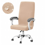 Polarfliis Kontoritooli Katted Elastne Vett H&uuml;lgav Arvutitoolide Pealiskatted P&ouml;&ouml;rlev T&otilde;stetav Tolmukindel Kaitsja Istmekate 1pc beež