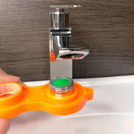 Universaalne segisti &otilde;hutusv&otilde;ti, plastist mitteelektriline segisti mulli eemaldamise t&ouml;&ouml;riist, Euroopa ja Ameerika niit oranž