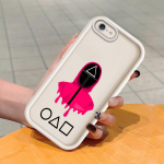 Pehme silikoonist ruudukujuline redelprintimismuster telefoni korpus, t&auml;iskaanega kaamera p&otilde;rutuskindel kaitse kummist &uuml;mbris iPhone Infinix Tecno OnePlus jaoks Tecno Spark 20C pruun