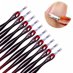 Praktiline pedik&uuml;&uuml;ri manik&uuml;&uuml;ri k&uuml;&uuml;nte t&ouml;&ouml;riist roostevabast terasest surnud naha kahvel V-kujuline kooriv koorimine surnud naha k&uuml;hvliga k&uuml;&uuml;nte l&otilde;ikamine 3Pcs