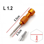 1 piece Dental Implant Screw Driver New Handle Micro Screw Driver for Implants System Tool Laboratory 1 pc S 1.0