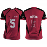 Haikyuu Nekoma Punane Joonis Anime Cosplay Meeste Jersey Suvine L&uuml;hikeste Varrukatega Laste Unisex T-s&auml;rk Topid Kiiresti Kuivav Mood Naiste T-s&auml;rk M