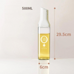 L&auml;bipaistev klaasist oliivi&otilde;lipudel lekkekindel k&ouml;&ouml;gi maitseaine sojakaste &auml;&auml;dikas multifunktsionaalne vastupidav hoiupudel 500ml