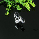 Black Onyx Handmade 925 Sterling Silver Jewelry Ring Size 8 k3t16
