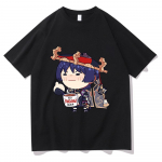 Genshini Impact Scaramouche T-s&auml;rk Unisex Harajuku Graphic Aesthetic Kawaii Tartaglia T-s&auml;rgid Unisex Funny Cartoon Cotton T-s&auml;rk 2XL