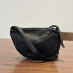Johnature Vabaaegne Ehtne Nahast V&auml;ike Kott Moodne Ja Kerge Pehme Veisenahast &Otilde;la Crossbody Kotid must