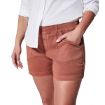 Naiste cargo l&uuml;hikesed p&uuml;ksid, pealek&auml;ivad, k&otilde;rge v&ouml;&ouml;kohaga, venivad l&uuml;hikesed p&uuml;ksid, vabaaja, slim-l&otilde;ikega, taskutega, suvine rannaoutfit XXL sinine