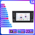 Hizpo 4G-LTE Carplay 7-tolline Android Auto raadio GPS A4 B9 B8 B7 B6 S4 RS4 SEAT Exeo jaoks Multimeedia RDS 2din Autoraadio Stereo Video Intelligentsne Navigatsioon S4 8Core 4G 32G AI