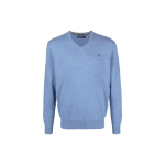Polo Ralph Lauren S&uuml;gis/Talv 21 V-kaelusega Logomustriga &Uuml;hev&auml;rviline Kampsun Meeste kampsun Sinine 710667377-018 S