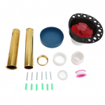 Vanni &auml;ravoolukomplekt PVC-plastist adapteriga, messingist sabaotsaga, vaiguga kaetud vanni &auml;ravoolukomplekt jaoks
