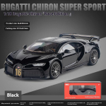 1/18 M&otilde;&otilde;tkavas Bugatti Chiron Sulamist Automa Mudel Tulede ja Helidega - Ideaalne Kingitus Autohuvilistele ja Lastele - Autentne Koopia must