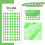 Kokkupandav piknikumatt Kaasaskantavad liivarannamatid Lausriidest paksust telkist matkatekk padi Niiskuskindel v&auml;lipiknikumatt 100x150cm kollane