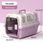 Katuseluugiga lemmiklooma lennukikandur: Kaasaskantav Air China puur koertele ja kassidele Small with Urine Pad & Bowl