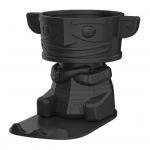 Pliiatsihoidja Lauakorraldaja Suure Mahutavusega Loova Kujuga Mitmeotstarbeline Naljakas Meigipintslite Hoidja Mobiiltelefoni Alus must