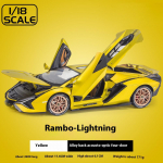 1:18 Lamborghini Uue Energia Superauto Sulamist Valatud Auto Mudel Heli ja Valguse Seeria T&otilde;mmatava Funktsiooniga Laste M&auml;nguasi Poisi S&uuml;nnip&auml;evakingitus kuld