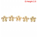 50 tk Vintage Metallist Lehe Filigraan L&otilde;ikelille V&otilde;lusid DIY K&auml;sit&ouml;&ouml; Ehtevalmistamine