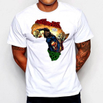 Must ajaloo kuu T-s&auml;rk Kemet Malcolm X MLK Marcus Garvey Pan African IX tee discout S