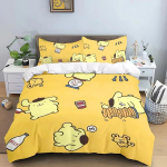 Multikas Pompom Purin Tekikott Laste S&uuml;nnip&auml;evakingitus T&otilde;mblukuga Toakujundus Teismelistele t&auml;iskasvanud Microfibre Tekikott 135x200cm