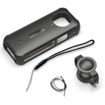 Silikoonist kukkumisvastane kaitse&uuml;mbris Lihtne paigaldamine koos kukkumisvastase objektiivi kattega Insta 360 X3 jaoks