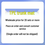 Keskkonnas&otilde;bralik veekindel TPE pakiruumi matt imporditud Toyota RAV4 jaoks Trunk Mat