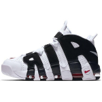 Nike Air Rohkem Uptempo Scottie Pippen Unisex tossud valged mustad varipunased 414962-105 45.5