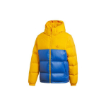 Adidas Originals Trefoil Alla T&auml;idisega Regen V&auml;rviline Kapuutsiga Pikkade Varrukatega Alla Jope Talvine Meeste Joped Kollane Sinine GE1331 S