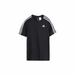 Adidas Vabaaja Sporditreeningu &Uuml;mmarguse Kaelusega L&uuml;hikeste Varrukatega T-s&auml;rk Meeste Topid Must S98717 M