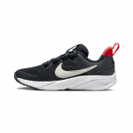 Nike Star Runner 4 PS Tume Obsidiaan Fantoom Laste Tossud Sinine Ere-Punane Tipp-Valge DX7614-401 28