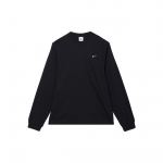 Nike Solo Swoosh &Uuml;hev&auml;rviline &Uuml;mmarguse Kaelusega Pullover Huppar Meeste Pealisr&otilde;ivad Must DX0885-010 S