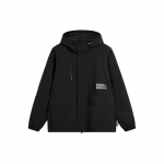 Li Ning CF Suo &Uuml;hev&auml;rviline Vabaaja Lukuga Kapuutsiga Pikkade Varrukatega Jakk Meeste Jakid Must AJDU249-2 XXL