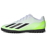 Adidas X Crazyfast.4 &Uuml;mmargune Pea Logo TF (Kummist naastud) K&otilde;va pinnase kunstmuru PU-nahast jalgpallikingad Unisex jalgpallikingad IE1583 40⅔