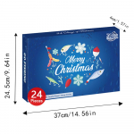 Kalastustarvete Advendikalender Kalastusluride Komplekt Kalastustarvete Loendurikalender T&auml;iskasvanutele Lastele Meestele Naistele J&otilde;ulukalap&uuml;&uuml;gi S&ouml;&ouml;dakink 37x24.5x4 cm