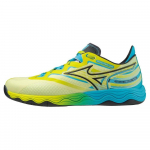 Mizuno Wave Medal Neo Mugavad Mitmek&uuml;lgsed Professionaalsed Stabiilsed Madalad Treeningjalatsid Unisex toss Kollane Sinine 81GA232501 39