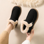 Naiste talvised pl&uuml;&uuml;sist voodriga lumesaapad v&auml;listingimustes libisemiskindlad k&otilde;rge &uuml;laosaga jalavarjud Kunstnahast poolsaapad, soojad kunstkarusnahast voodriga vabaaja l&uuml;hikesed saapad naistele 35