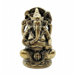 Mini vintage messingist Ganesha kuju tasku India Tai elevandijumala kuju skulptuur kodukontori laud dekoratiivne ornament kingitus