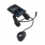 Elektriratta LCD-ekraan 24V 36V 48V 60V 72V Universaalne 5-kontaktiline veekindel pistik S 100 Paneelekraan 22,2 mm jaoks