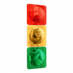 3 tk sensoorne mulliseinapeegel interaktiivne akr&uuml;&uuml;lpeegel lastele lasteaia sensoorne ruum teadusklassi sisekujundus sensoorne m&auml;nguasi visuaalseks kaasamiseks Sets
