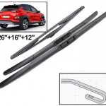Hyundai Kona 2017-2025 jaoks 26 + 16 + 12 Esimesed ja tagumised kojamehed Kojamehed Hyundai Kona Kojamehed Hyundai Kona 2017-2023 26 inch + 16 inch + 12 inch