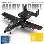 1/62 A-10 Thunderbolt II Warthog Lennuk Sulam Metall Valatud Mudel Lennukite Kollektsion&auml;&auml;ride Kaunistused Heli ja Valgusega Poisid must
