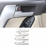 Toyota Land Cruiser Prado FJ150 150 2010-2018 jaoks ABS Auto Kujundus Sisemine Uksek&auml;epideme Kate Sisekujundus Kleebised Dekoratsioon Tarvikud h&otilde;be