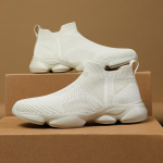 V&otilde;rksneakerid Hingavad Sokid Kingad Slip-on Mokassiinid Tennisejalatsid Meeste Vabaaja Lamedad Kingad Kerged Valged Sneakerid Meeste Mokassiinid 39
