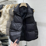Talvine aluskrae puuvillane vest Naiste s&uuml;gisene mitmek&uuml;lgne l&uuml;hike mantel XXL