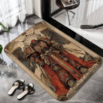 Warhammer 40K kosmosemeriinide p&otilde;randamatt Tr&uuml;kitud suured vaibad Toa- ja magamistoavaibad Vannitoa libisemisvastased uksematid V&auml;ikesed vaibad 40x60CM