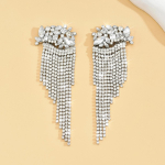 2tk naiste moe vasest inkrusteeritud teemant k&uuml;&uuml;niskett liialdatud tutiga k&otilde;rvar&otilde;ngad ehted, mis sobivad kohtinguks, peoks, festivali kingituseks